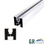 Aluprofil 40x40 2,40m PV Montageprofil Solar
