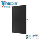 Trina Vertex S+, Leistung 450Wp, Monofaziales Doppelglas Modul, Full-Black, TSM-450NEG9R.25