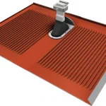 SL Rack Blechersatzziegel + Dachhaken Alpha-Platte rot 11500-00