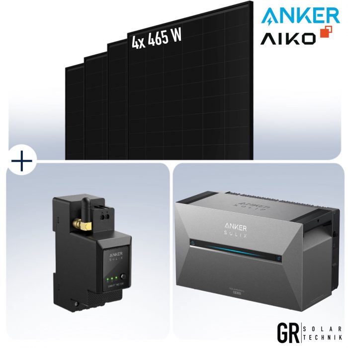 Balkonkraftwerk Komplett-Set mit Aiko Neostar 2+ & Anker Pro 3 – Bild 1