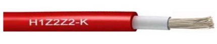 Solarkabel H1Z2Z2-K 1x6 RG100m rot erdverlegbar EN50618