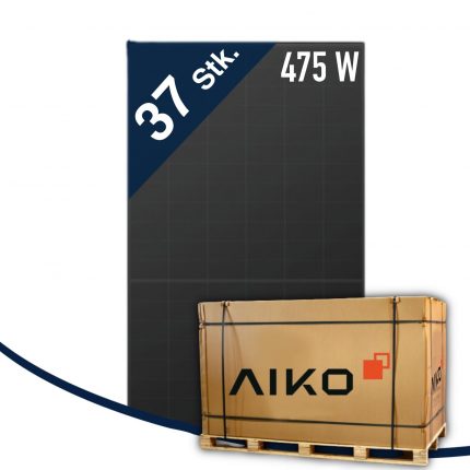 AIKO Solar 475W Dual Glass Full Black Modul AIKO-A475-MCE54Db Neostar 3S+ - Palettenpreis (37 Stk.)